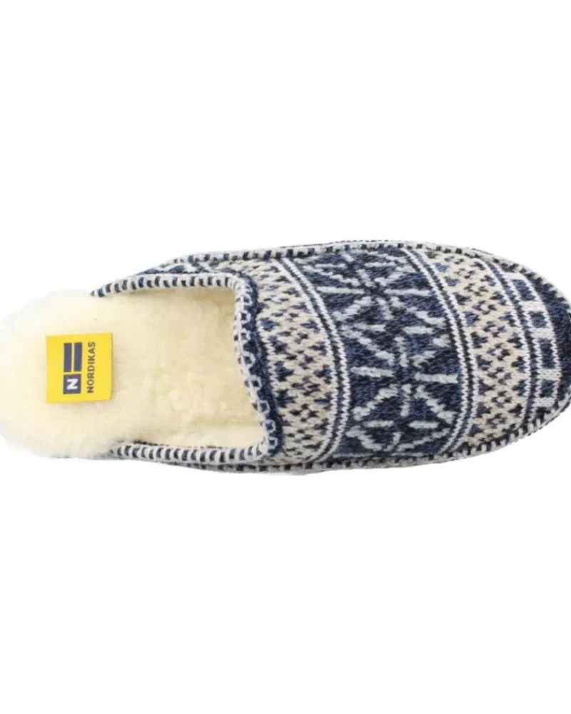 Man NORDIKAS Man House Slipers Teide Classic Cab 2502 Ciervo Marino Marino