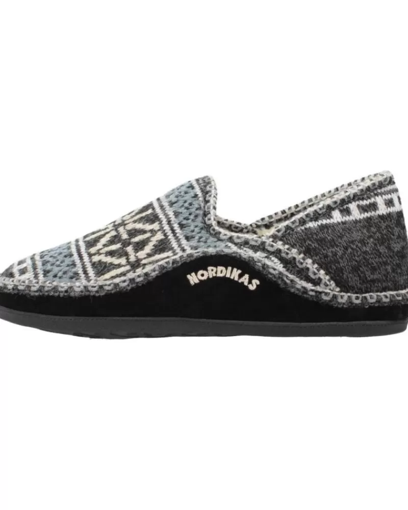 Man NORDIKAS Man House Slipers Teide Negro