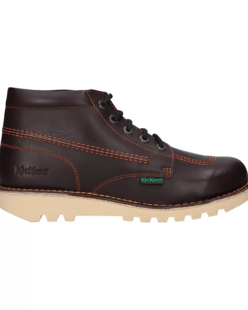 Man KICKERS Man 947380-60 Kick Hi 9 Marron