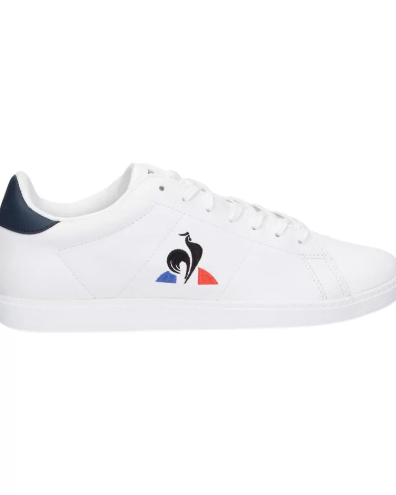 Man LE COQ SPORTIF Man 2320372 Courtset Optical White-Dress Blue