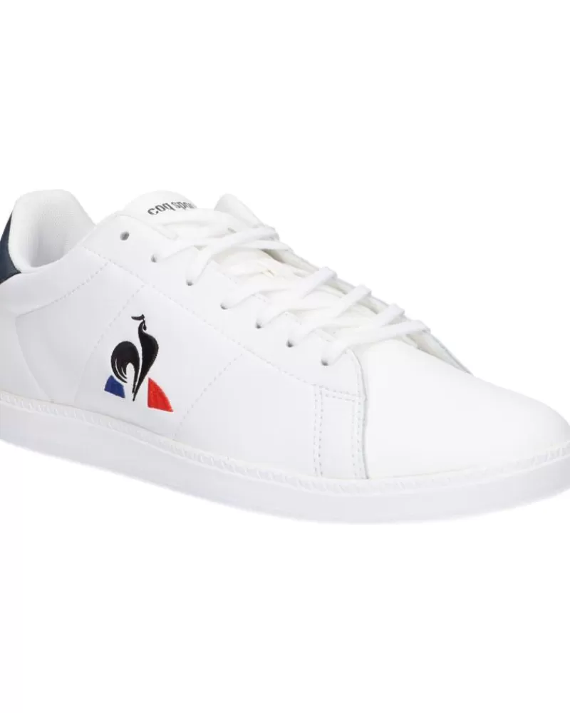 Man LE COQ SPORTIF Man 2320372 Courtset Optical White-Dress Blue