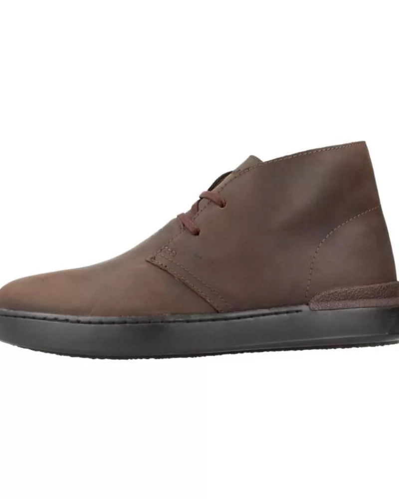 Man CLARKS Man Mid Boots Courtlite Dbt Marron