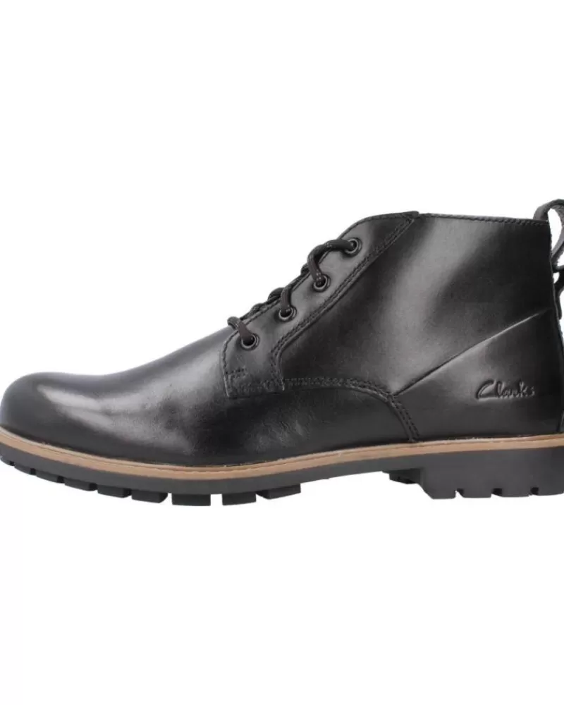 Man CLARKS Man Mid Boots Westcombe Mid Negro
