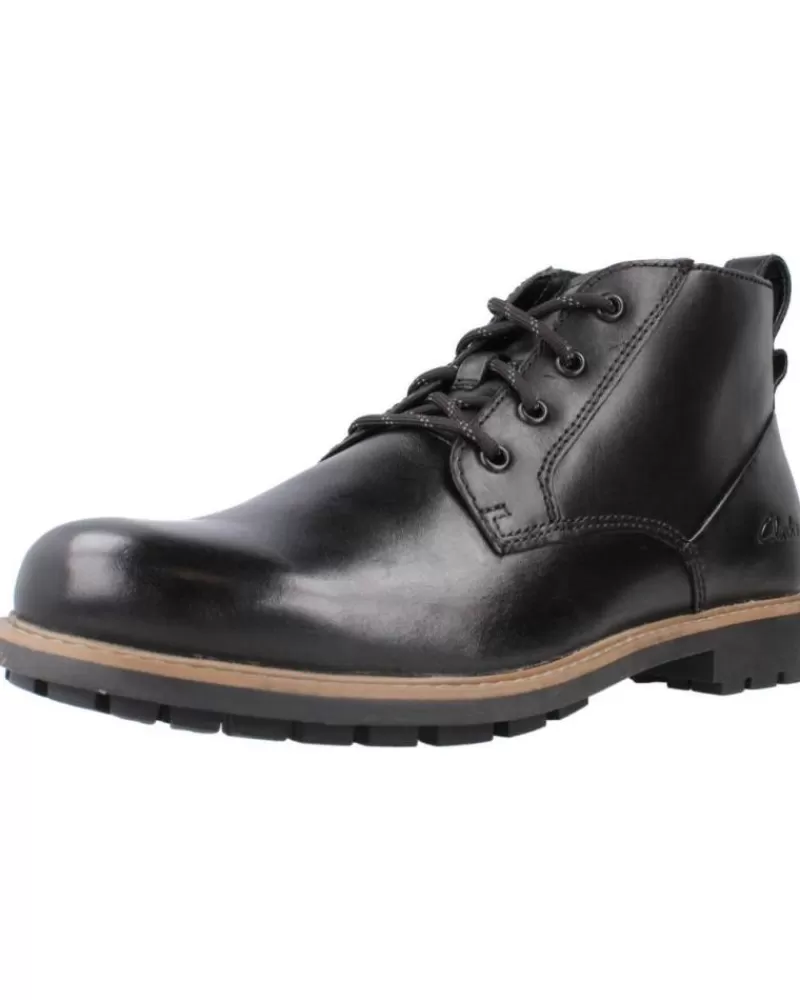 Man CLARKS Man Mid Boots Westcombe Mid Negro