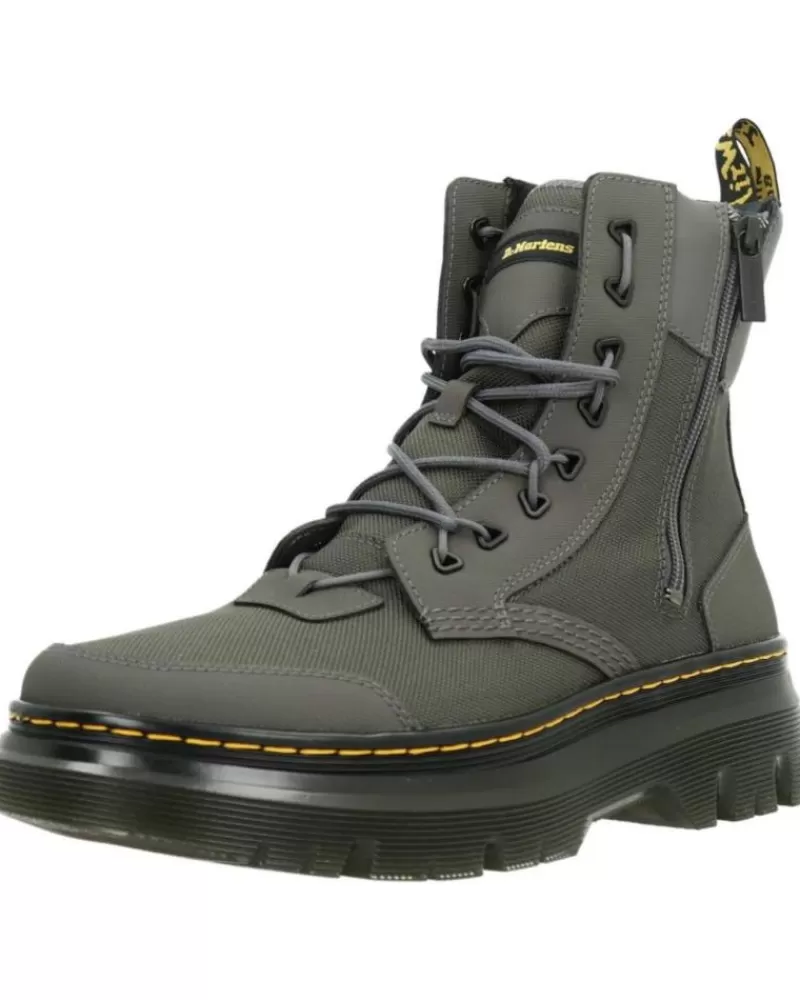 Man DR MARTENS Man Mid Boots Tarik Zip Gris