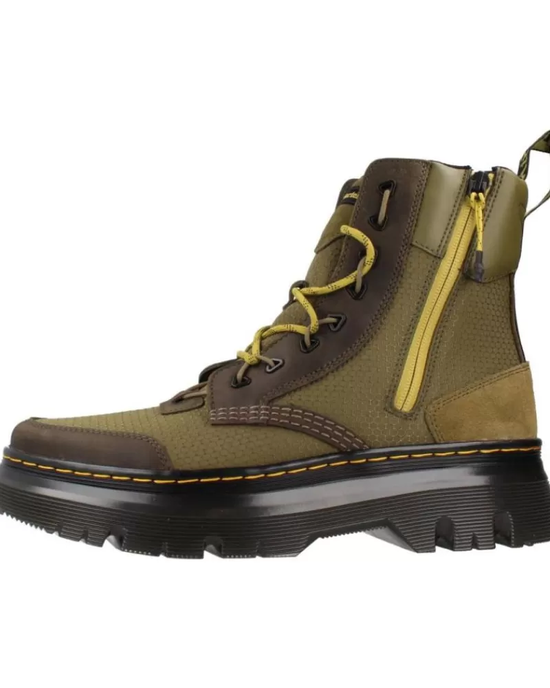 Man DR MARTENS Man Mid Boots Tarik Zip Verde