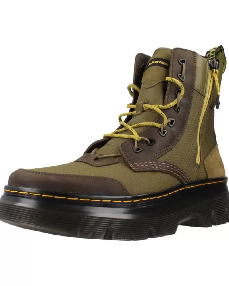 Man DR MARTENS Man Mid Boots Tarik Zip Verde