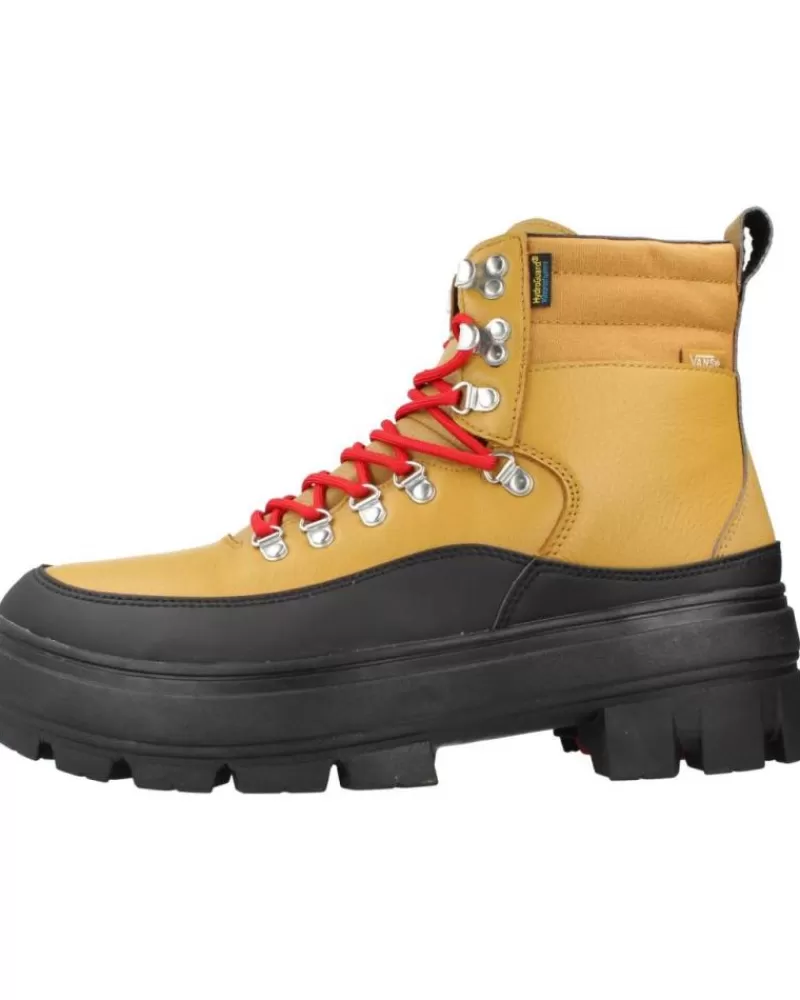 Man VANS OFF THE WALL Man Mid Boots Colfax Elevate Mte Marron