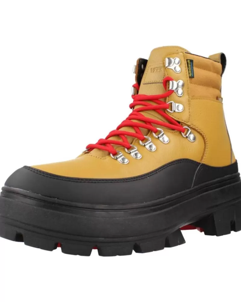 Man VANS OFF THE WALL Man Mid Boots Colfax Elevate Mte Marron