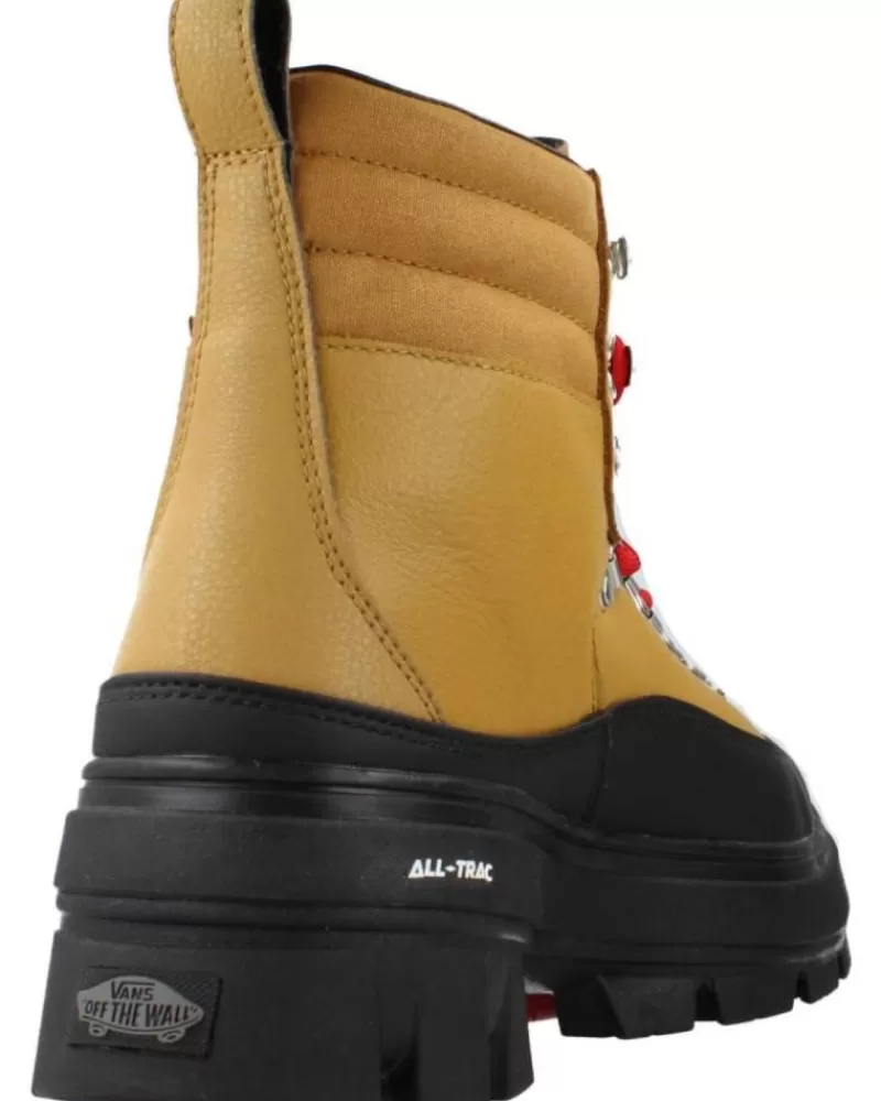 Man VANS OFF THE WALL Man Mid Boots Colfax Elevate Mte Marron