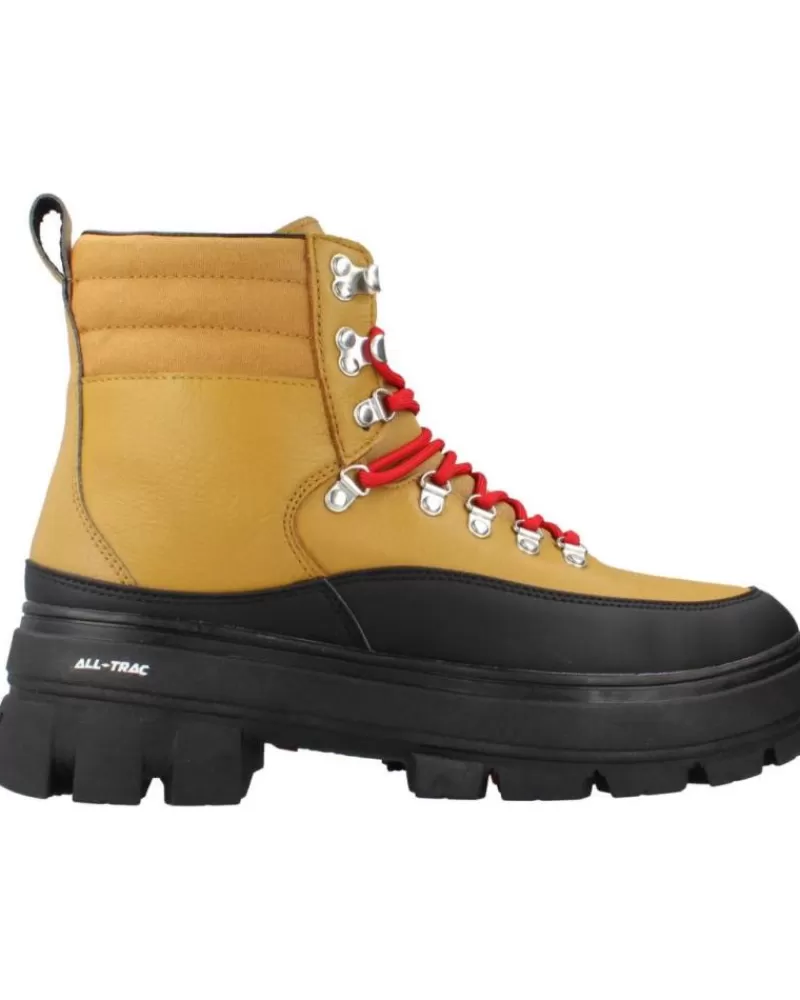 Man VANS OFF THE WALL Man Mid Boots Colfax Elevate Mte Marron
