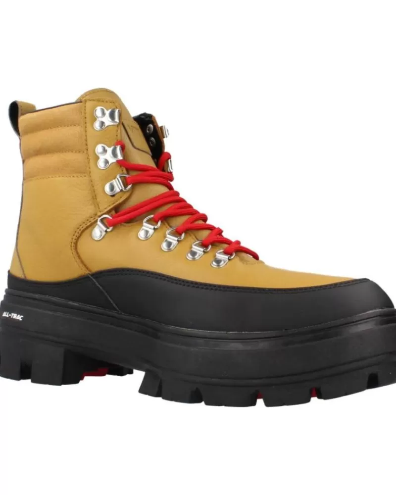 Man VANS OFF THE WALL Man Mid Boots Colfax Elevate Mte Marron