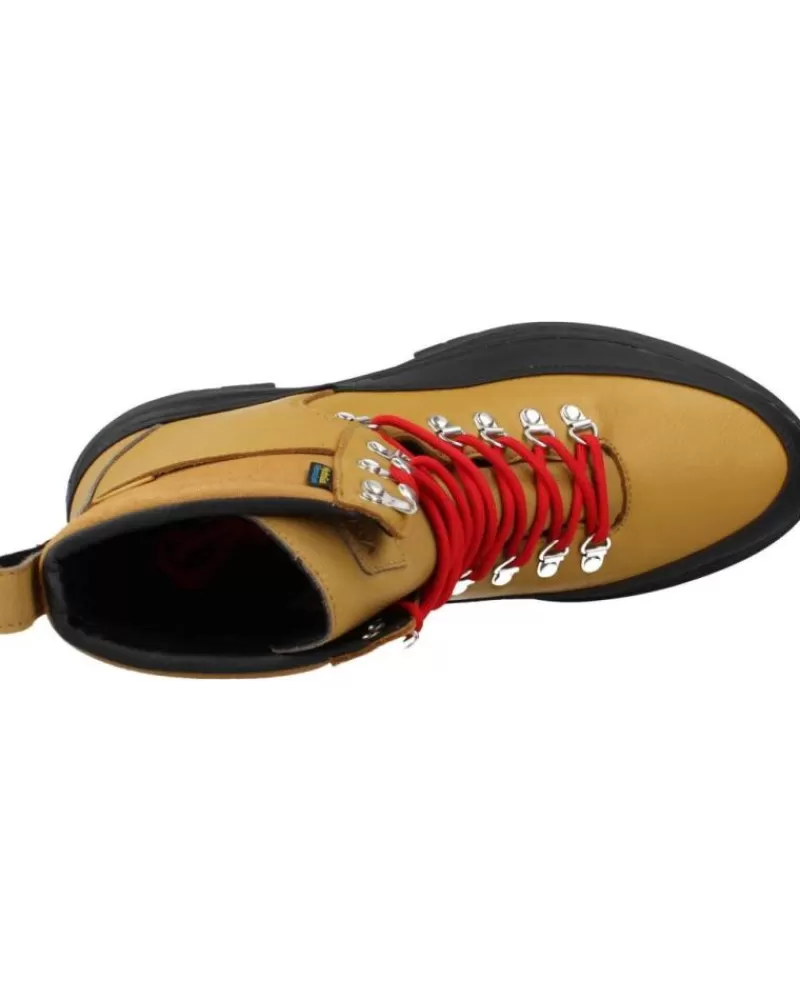 Man VANS OFF THE WALL Man Mid Boots Colfax Elevate Mte Marron