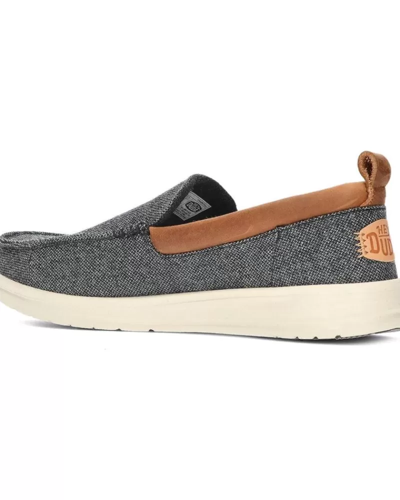 Man HEY DUDE Man Mocasines Mocasines Dude Wally Grip Moc Wool Charcoal