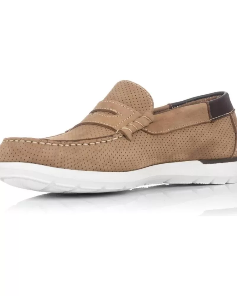 Man SNIPE Man Mocasines Zapatos De Sport 05081 Taupe Marron