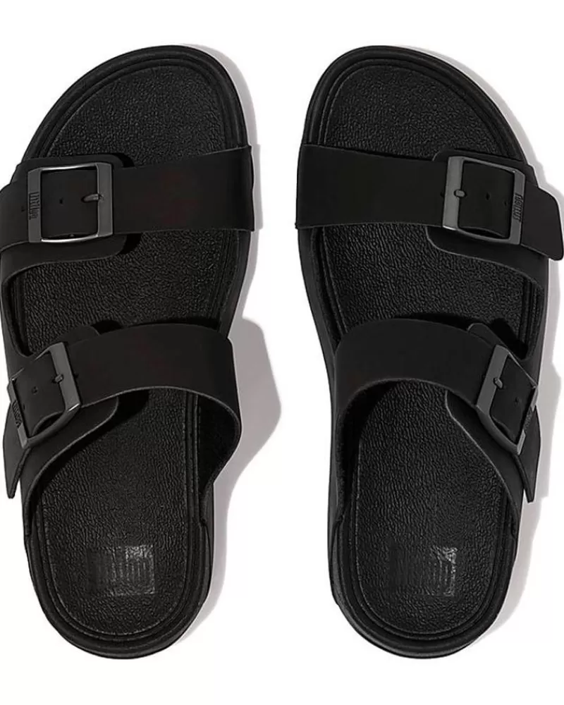 Man FITFLOP Man Sandals Sandalias Gd2 Gogh Moc Buckle Lth Slides Black