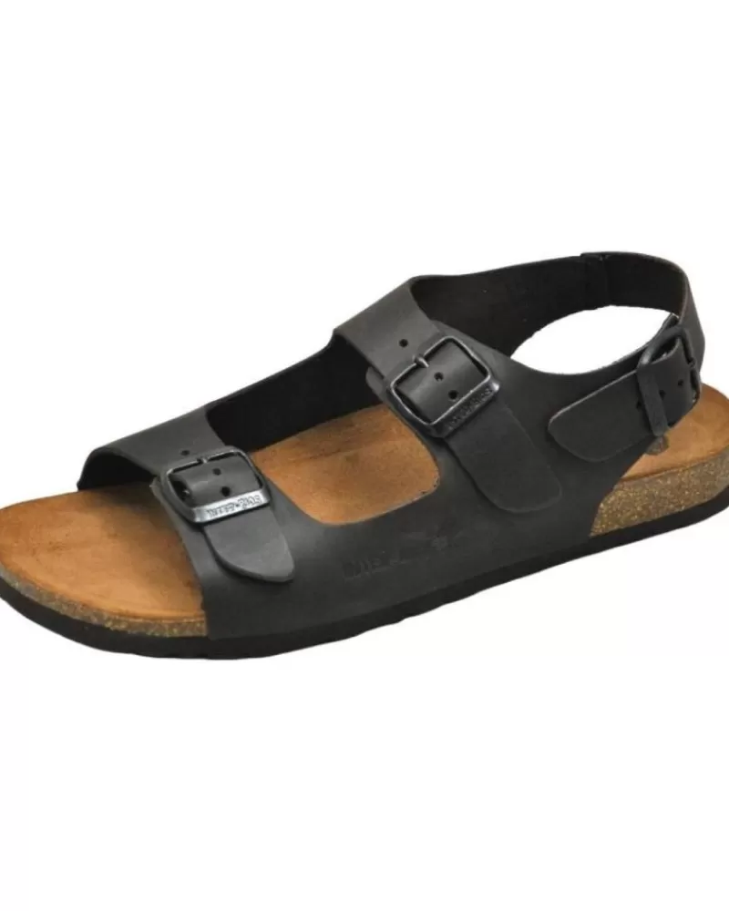 Man INTERBIOS Man Sandals Inter-Bios 9560 Sandalia Piel Bio Hombre Moka