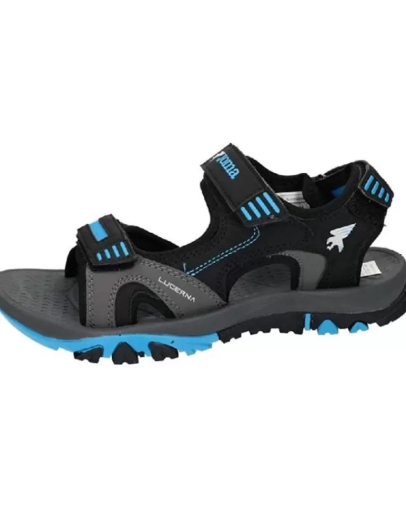 Man JOMA Man Sandals Chanclas -Azul S Lucerna 2204 Negro