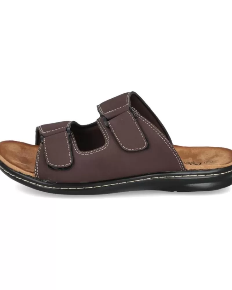 Man L&R SHOES Man Sandals L&R Shoes 19788-33 Chanclas Hombre Marron