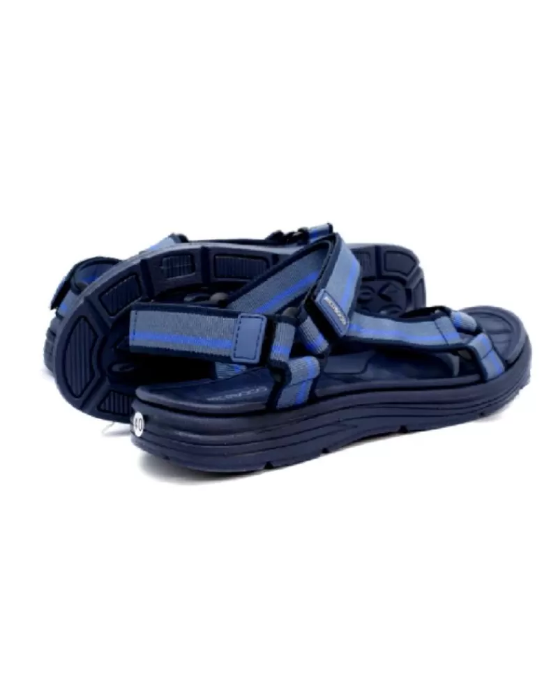 Man NICOBOCO Man Sandals - Sandalia Deportiva Krack Velcros Marino