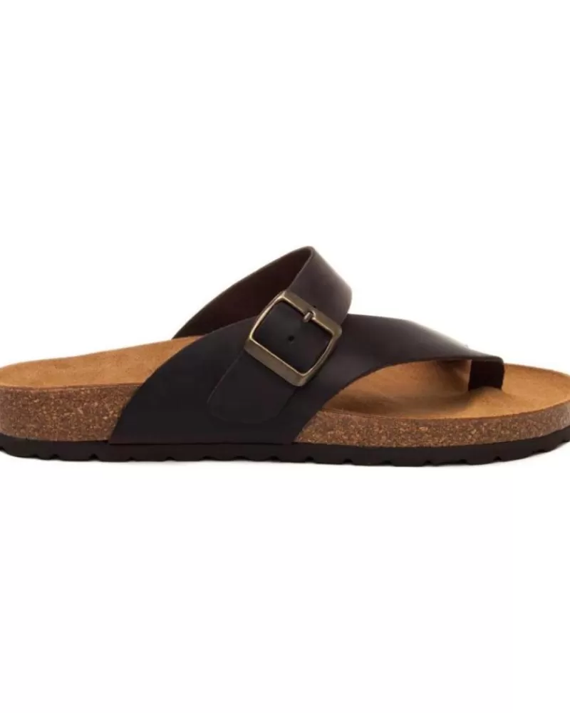 Man PURAPIEL Man Sandals Biosalud4M22 Brown