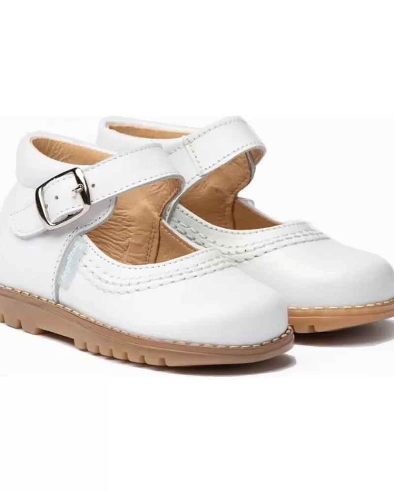 Man ANGELITOS Man Shoes Pepito Charol Piel 637 Blanco