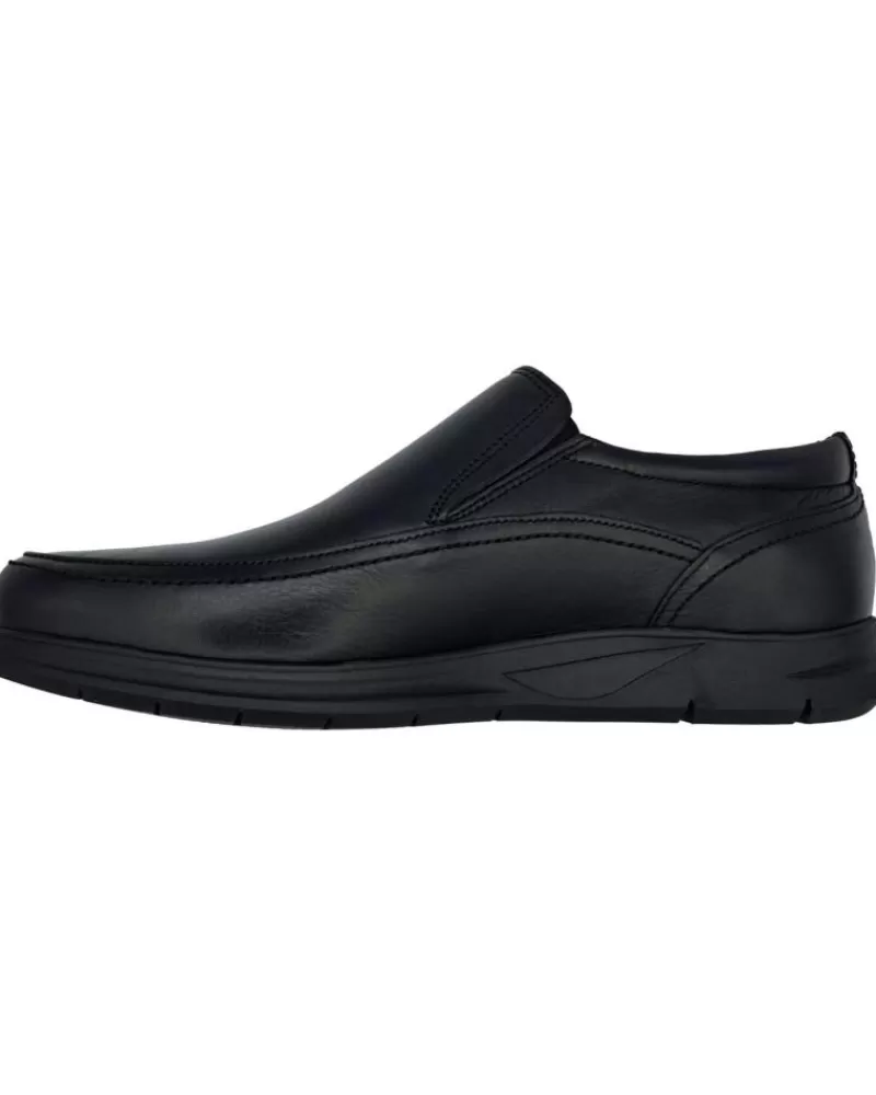 Man CLAYAN Man Shoes Zapato Piel Hombre Negro