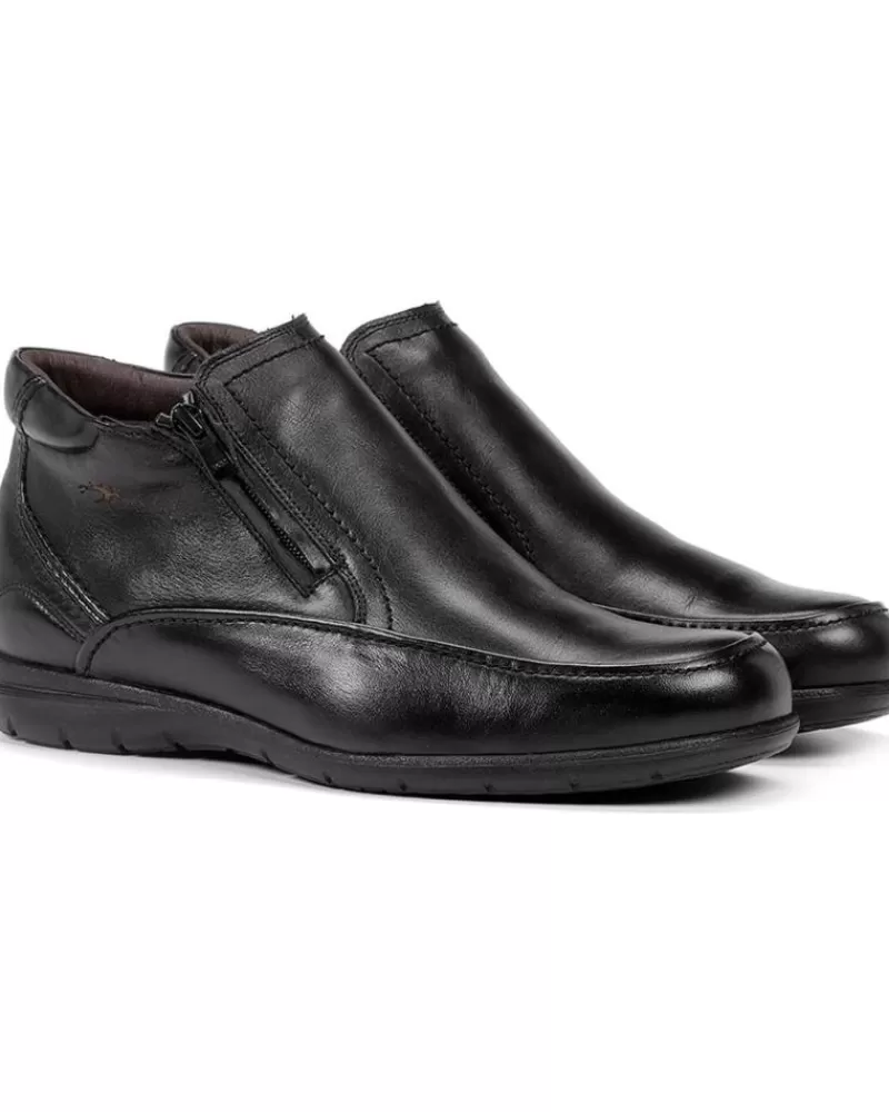 Man FLUCHOS Man Shoes Botines Luca 87830 Negro