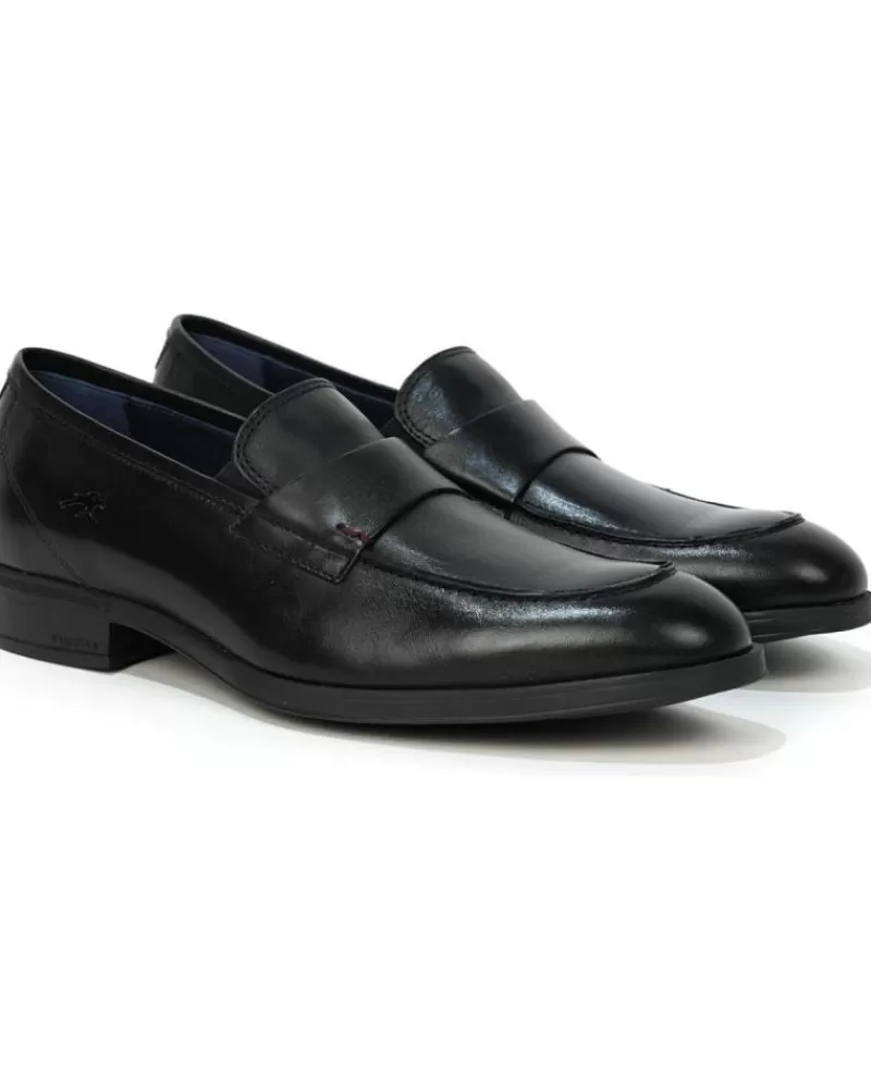 Man FLUCHOS Man Shoes Mocasines F1890 Negro