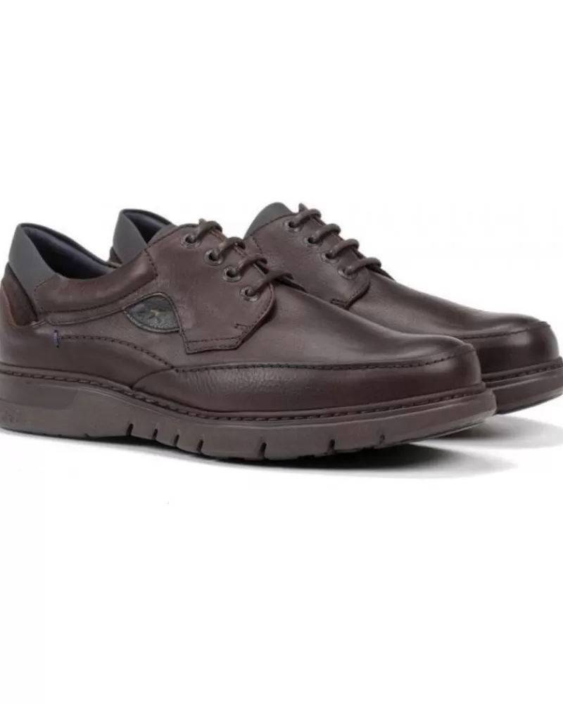 Man FLUCHOS Man Shoes Zapatos De Sport F0248 Cuero Marron