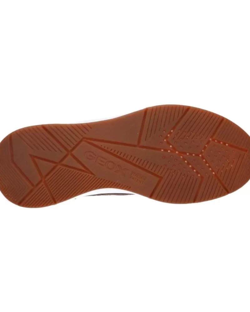 Man GEOX Man Shoes U16Czc 00046 U Radente C6520 Lt Brown-Chocolate