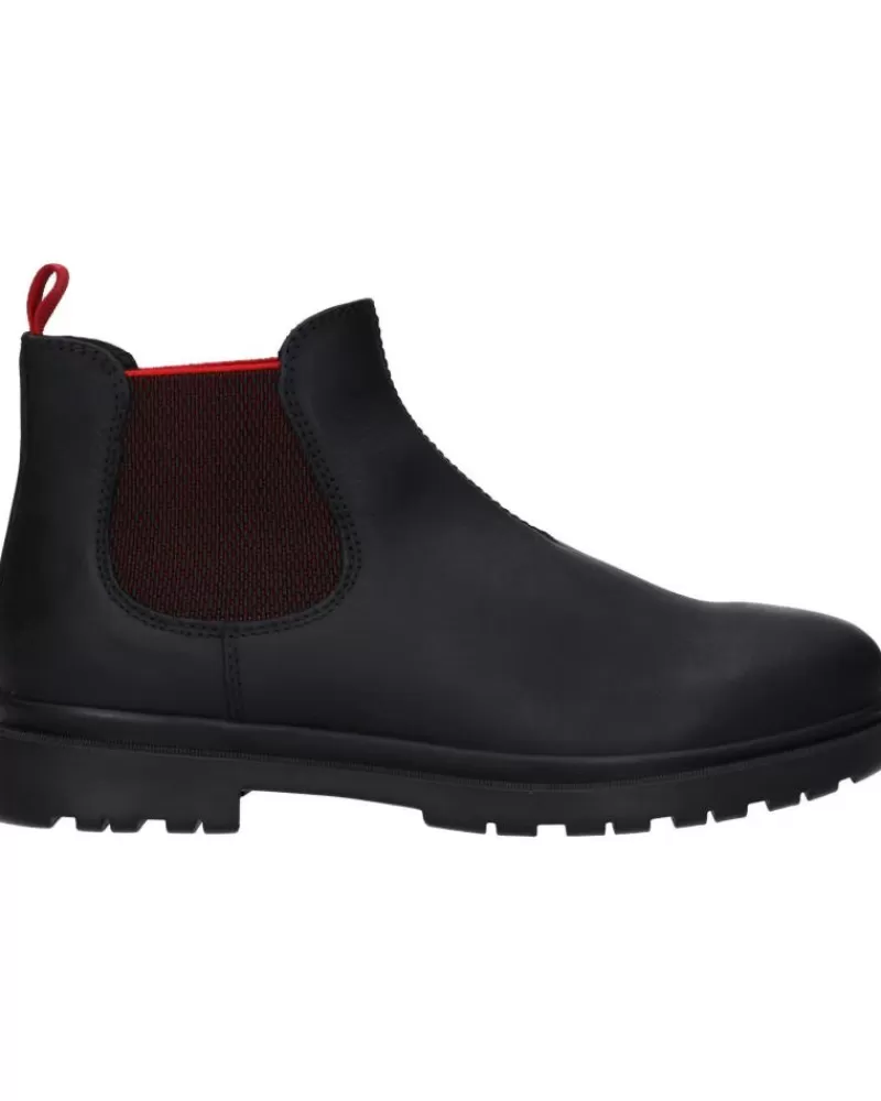 Man GEOX Man Shoes U16Dda 000Ff U Andalo C0048 Black-Red