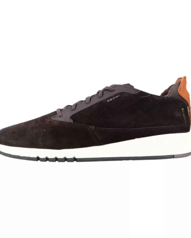 Man GEOX Man Shoes U927Fa 00023 U Aerantis C6024 Dk Coffee