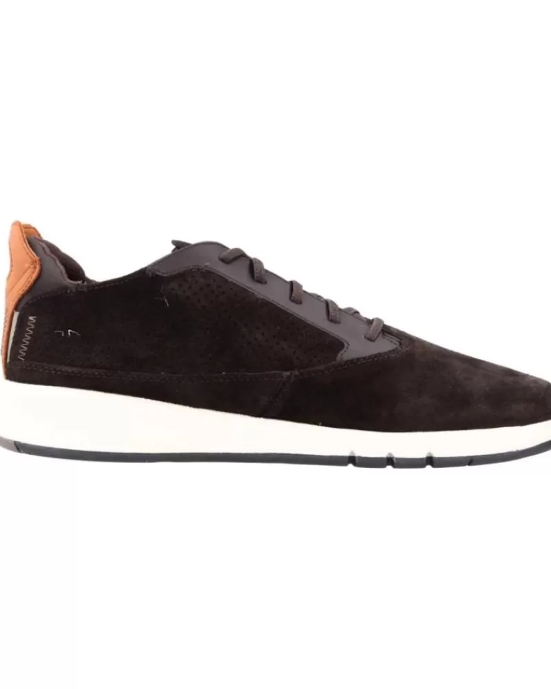 Man GEOX Man Shoes U927Fa 00023 U Aerantis C6024 Dk Coffee