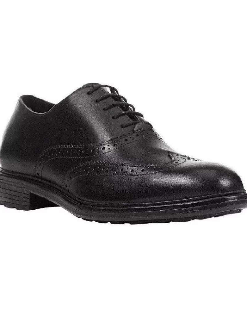 Man GEOX Man Shoes U Walk Pleasure E - Vit Liscio U26Cge00043 Negro