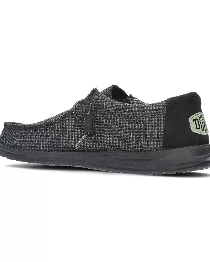 Man HEY DUDE Man Shoes Zapatos Dude Wally Sport Mesh 40403 Black