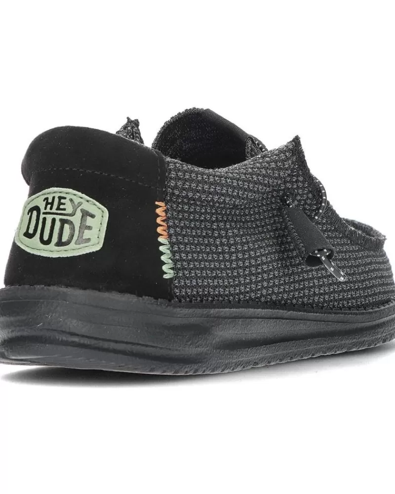 Man HEY DUDE Man Shoes Zapatos Dude Wally Sport Mesh 40403 Black