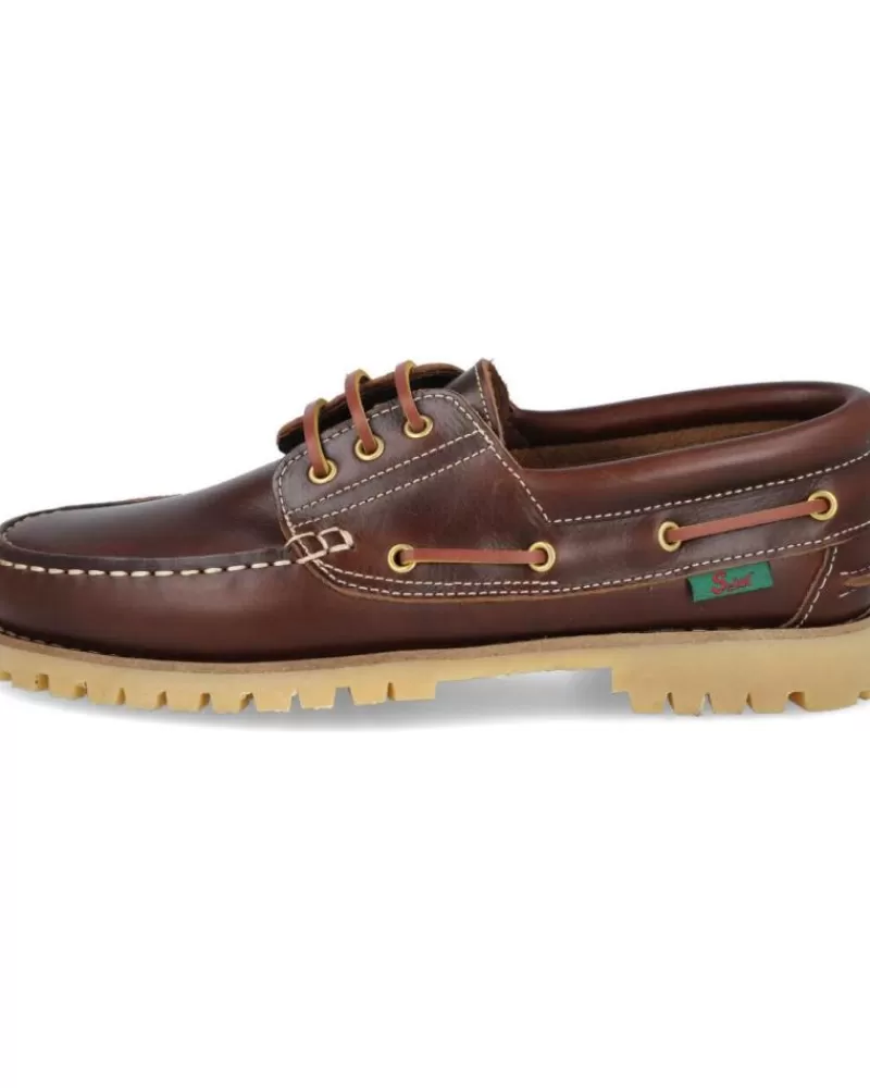 Man L&R SHOES Man Shoes L&R Shoes E252 2 Zapatos Nauticos Hombre Marron