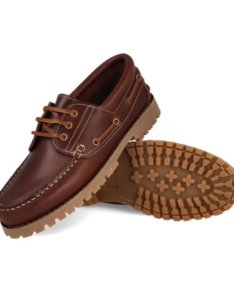 Man L&R SHOES Man Shoes L&R Shoes Lr Shoes E5720-1 Zapatos Nauticos Homb Marron