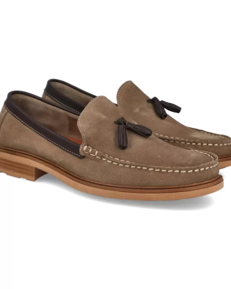 Man L&R SHOES Man Shoes L&R Shoes Route 83 3003 Mocasines Hombre Taupe