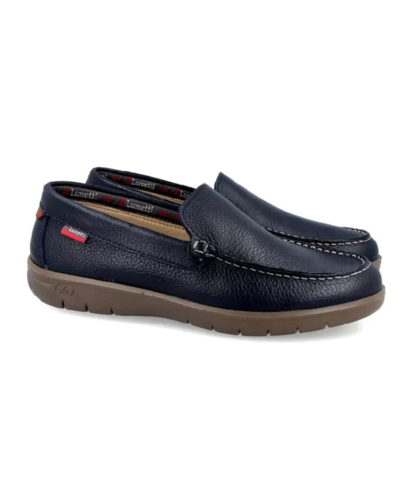 Man LUISETTI Man Shoes - Kiowa Piel Marino