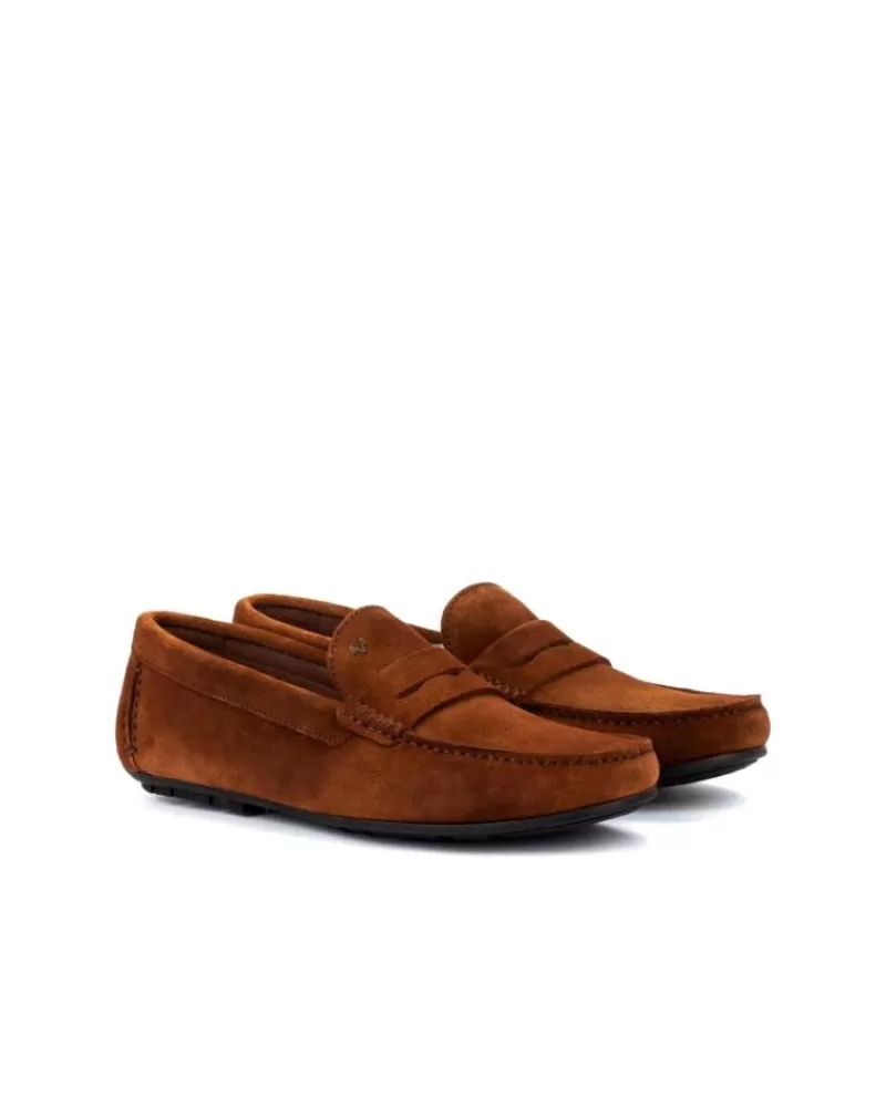 Man MARTINELLI Man Shoes Zapato Mocasin Serraje Casual Nuez
