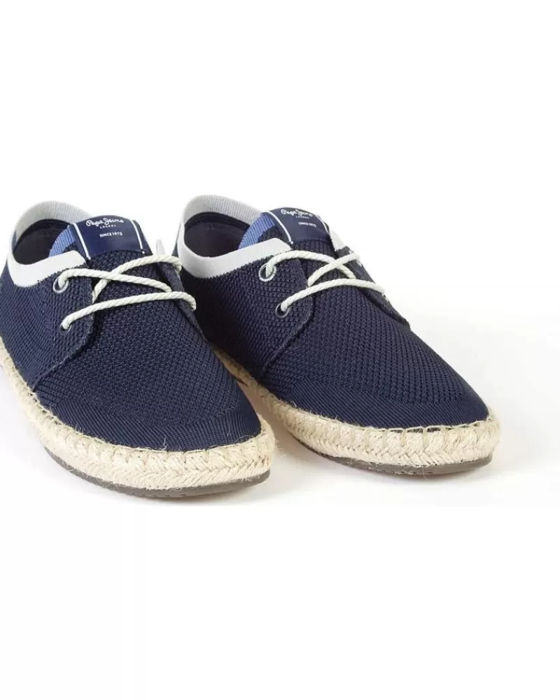 Man PEPE JEANS Man Shoes Pms10300 Tourist Laces Marino
