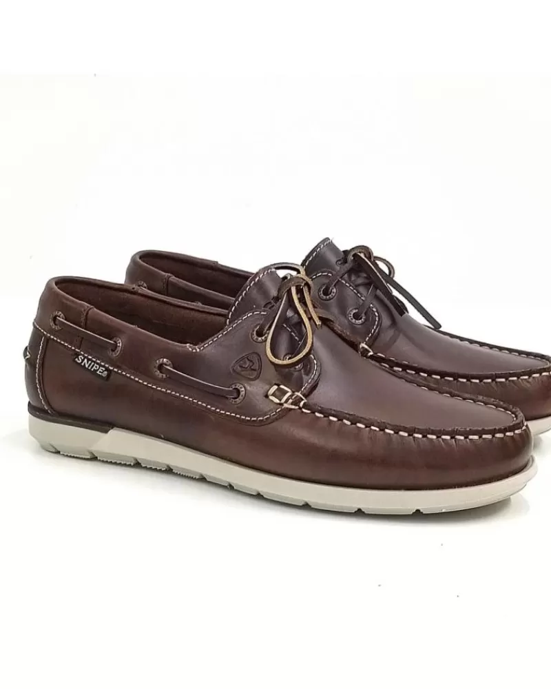 Man SNIPE Man Shoes Nautico De Cordoneras Con Suela Antideslizante Seahorse