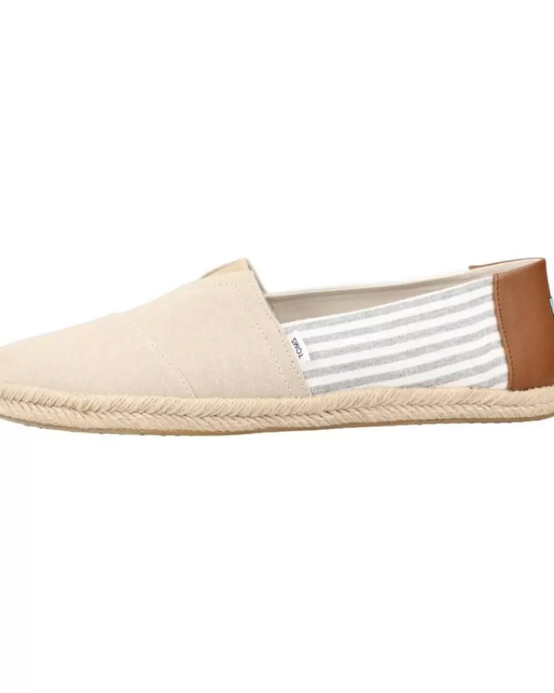 Man TOMS Man Shoes Rope Marron