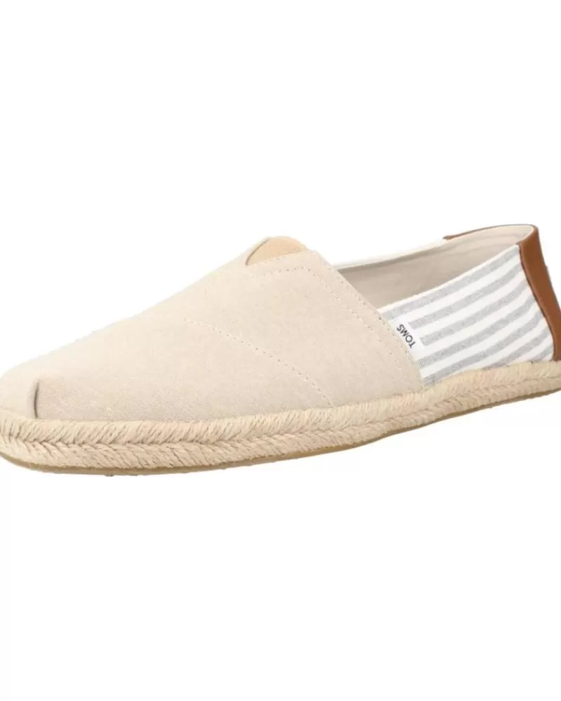 Man TOMS Man Shoes Rope Marron