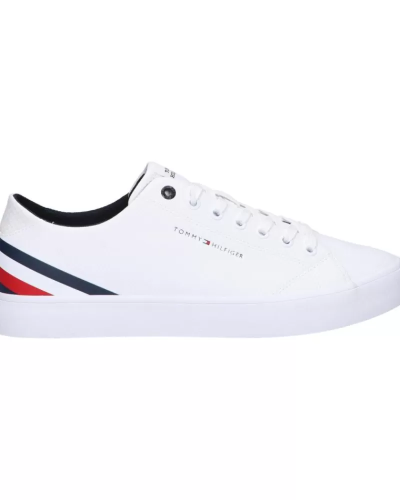 Man TOMMY HILFIGER Man Fm0Fm04778 Th Hi Vulc Core Ybs White