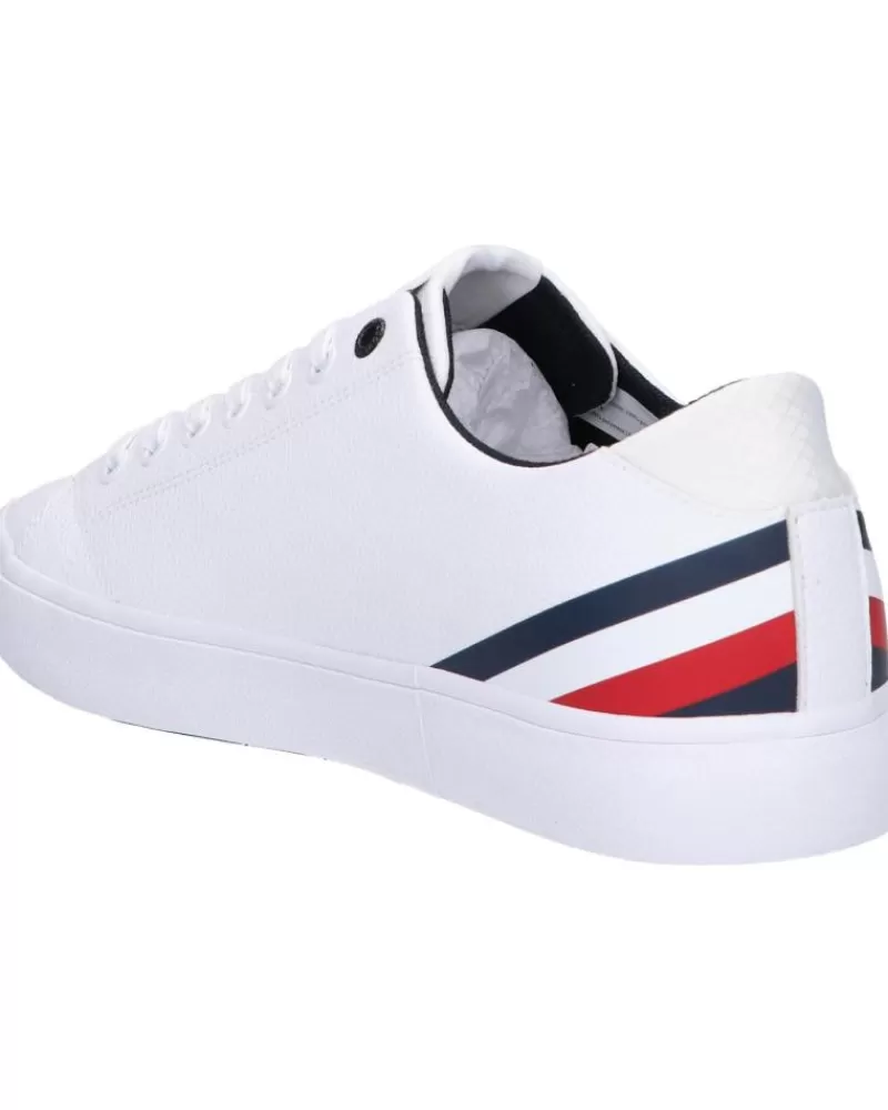 Man TOMMY HILFIGER Man Fm0Fm04778 Th Hi Vulc Core Ybs White