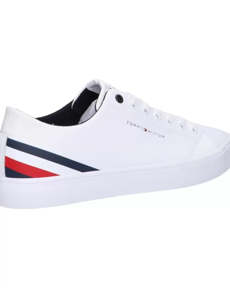 Man TOMMY HILFIGER Man Fm0Fm04778 Th Hi Vulc Core Ybs White