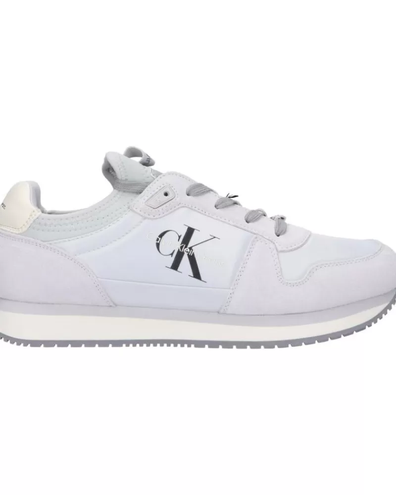 Man CALVIN KLEIN Man Zapatillas Deporte Ym0Ym00553 Sock Laceup Psx Oyster Mushroom